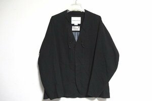 N6495:WHITE MOUNTAINEERING （ホワイトマウンテ二アニング）2022SS GORE-TEX INFINIUM NO COLLAR JACKET/黒/2:5