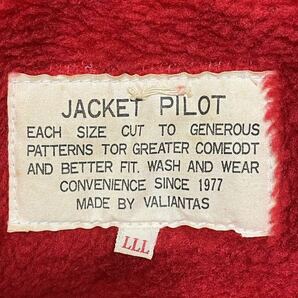 【JACKT PILOT】ジャケットパイロット ナイロンジャケット ブルゾン パイロットコート ボア 刺繍 ブラック系 メンズ サイズLLL/2086AAの画像9