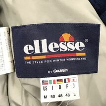 状態◎ 【ellesse】 エレッセ スキーパンツ スノーボード スノボ 雪山 アウトドア ゴールドウィン つなぎ ネイビー メンズL /Y1408ii_画像8