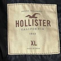 大きいサイズ◎【HOLLISTER】ホリスター ブルゾン ブラック 黒 キルティングジャケット アウター 中綿 メンズ サイズXL/Y1344 SS_画像7