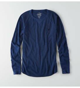 * ラスト2 * AE 正規品 アメリカンイーグル サーマル ロンT XXXL / Navy *