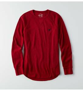 * ラスト２ * AE 正規品*アメリカンイーグル サーマル ロンT XXXL Red / 長袖T *