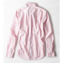 * ラスト * AE アメリカンイーグル 長袖シャツ ボタンダウンシャツ AEO Microstripe Button Down Shirt M / Pink *_画像2