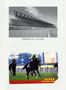 ★JRA 非売品 オッズカード 10度数 ディープインパクト 第26回ジャパンカップ優勝馬 東京競馬場グランドオープン記念 台紙付 武豊 競馬即決