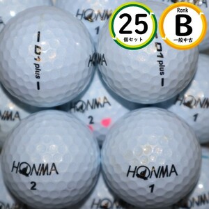 25個 D1 plus ホンマ Bランク 中古 HONMA ロストボール ゴルフボール snt プラス 送料無料