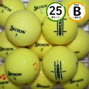 25個 スリクソン AD SPEED 2020年モデル イエローカラー Bランク ロストボール 送料無料 中古 SRIXON ダンロップ