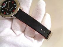 アニエスベー　レディース腕時計　黒×レッド　VJ21-K981　黒文字盤 _画像7
