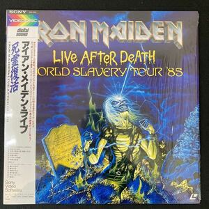 LD アイアン・メイデン・ライブ　死霊復活 レーザーディスク 洋楽 WORLD SLAVERY TOUR '85 Live After DeATH SONY VIDEO