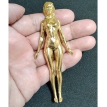 全身裸婦像　真鍮製　全長約92ｍｍ　ゴールド　芸術品_画像6