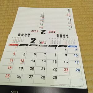 卓上カレンダー　2024年　新品未使用品