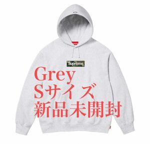 Supreme Box Logo Hooded Sweatshirt Ash Grey S 新品未開封 シュプリーム　 グレー