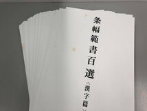 ▼　【計2冊 条幅範書百選 かな篇・漢字篇 青山杉雨】177-02312_画像6