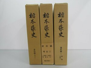 ▼　【計3冊 栃木県史 通史編1 原始 古代1 資料編 考古1、2 昭和51年～】141-02312