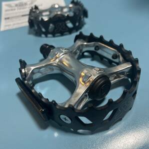 SE Bikes BMX ペダル ブラック 黒 Bear Trap Pedals 新品 オールドスクール old BMX 9/16 フラットランド ストリート パーク MTBの画像6