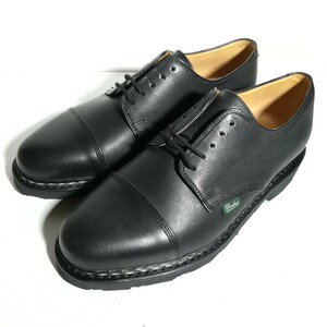 4007 【新品同様・試着程度】 ★パラブーツ Paraboot★ アゼイ AZAY ストレートチップ 7 25.5~26.0cm程度 黒 シューズ 革靴 紳士靴 本革