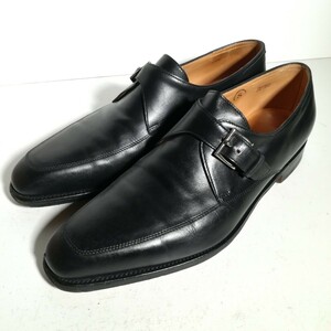 4011 英国製 ★ジョンロブ John Lobb★ 1306 Horsley 6 1/2E 25.0cm 黒 ドレスシューズ ビジネス 高級革靴 紳士靴 本革