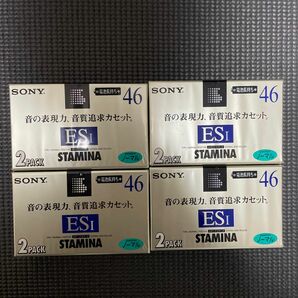 SONY カセットテープ ESI 46分 未開封8本