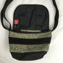 【美品】30周年記念 限定 Manhattan Portage マンハッタンポーテージ WOOLRICH ウールリッチ ショルダーバッグ オリーブ メッセンジャー_画像7