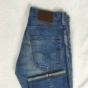 【美品】Levi's リーバイス 551 スリムストレート 86512-0001 日本製 デニム パンツ ジーンズ W31 L33 カイハラ製13オンス