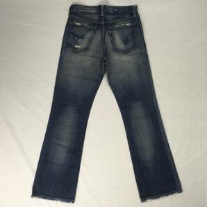 Levi's リーバイス 517-03 06年 ブーツカット デニム パンツ ジーンズ W30 ジップフライ ユーズド加工の画像2