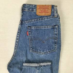 【90s】Levi's リーバイス W603-0217 W603-0204 日本製 91年 デニム ジーンズ テーパード ハイウエスト W30 L29 11号 ジップフライ