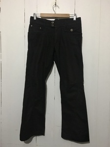 *MK MICHEL KLEIN Michel Klein solid cutting work pants cargo pants 46 herringbone black black deformation 