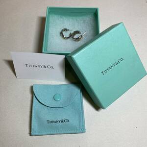 ☆TIFFANY＆Co ティファニー アトラス SV925 フープ ピアス 総重量7.8g アクセサリー☆G-6