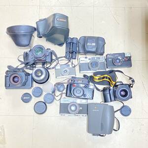 【F36】カメラ　レンズ　8台　キャノン　ニコン　オリンパス　シグマ　28-80㎜　1:3.5-5.6　一眼レフ　フィルムカメラ　現状品