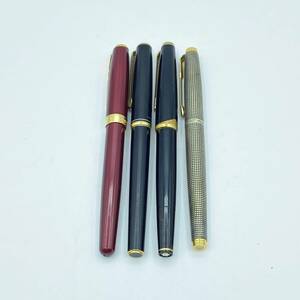 『T8』万年筆　まとめ　Mont Blanc　モンブラン　K18　Parker　パーカー　ペン先　18K/14K　PILOT　パイロット　14K　現状品