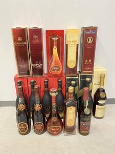 【X-5】☆未開栓☆CAMUS Otard HARDY MARTELL Hennessy REMYMARTIN V.S.O.P. 12点まとめ ※箱付き 汚れあり