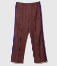 M 新品 2023AW NEEDLES ニードルズ Track Pant Poly Smooth トラック パンツ ニードルスNS246 ストレート ジャージ ワイン_画像8