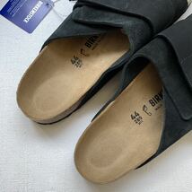 新品 BIRKENSTOCK ビルケンシュトック Kyoto キョウト ヌバック スエード レザー サンダル 44 定2.09万 28.5㎝ 黒 メンズ 1022350 送料無料_画像4