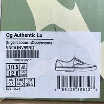 新品 ナイジェルケーボン Nigel Cabourn バンズ ボルト VANS VAULT コラボ OG オーセンティック Authentic LX スニーカー 28.5㎝ 送料無料_画像7