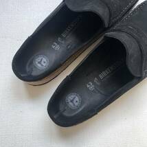 新品 BIRKENSTOCK ビルケンシュトック Naples ネープルス スエード レザー ローファー サンダル 43 黒 ブラック メンズ 28㎝ 送料無料_画像5