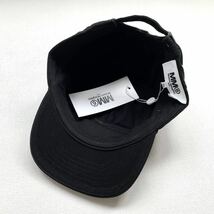 新品 2023SS MM6 Maison Margiela キッズ ボーイズ ⑥ ロゴ キャップ 帽子 メゾンマルジェラ 黒 3 大人にも レディース ブラック 送料無料_画像5