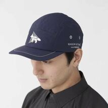 新品 and wander × Maison Kitsune アンドワンダー メゾンキツネ コラボ ロゴ キャップ 3186909 メンズ ユニセックス ネイビー 送料無料_画像8