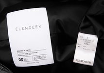 エレンディークELENDEEK ワイドシルエットレザーライダースジャケット 黒1 【レディース】_画像10