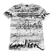 ジャンポールゴルチエ オムJean Paul GAULTIER HOMME ポリレタリングパワーネットTシャツ 白黒48 【メンズ】_画像1