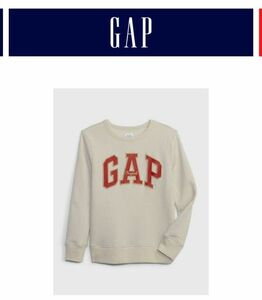 GAPロゴ スウェット (キッズ) GAP ギャップ トップス スウェット・トレーナー ベージュ