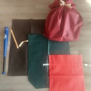 クリスマスラッピング布袋 特大~M 一つ400円~