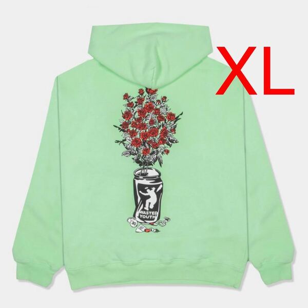 XLサイズ Wasted Youth UNION Hoodie pastel green ユニオン VERDY ヴェルディ コラボ フーディ パーカー ラスト1