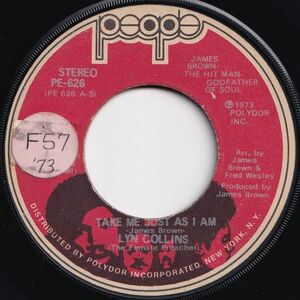 Lyn Collins Take Me Just As I Am / People Make The World A Better Place People US PE-626 204835 ファンク レコード 7インチ 45