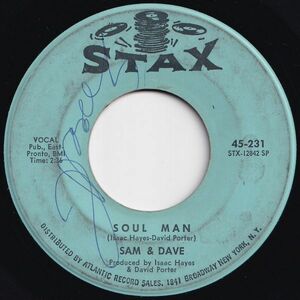 Sam & Dave Soul Man / May I Baby Stax US 45-231 204851 SOUL ソウル レコード 7インチ 45