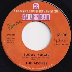 Archies Sugar, Sugar / Melody Hill Calendar US 63-1008 204887 Rock Pop Rock Pop рекорд 7 дюйм 45