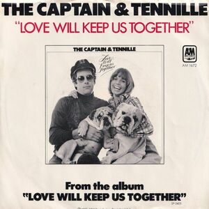 Captain & Tennille Love Will Keep Us Together / Gentle Stranger A&M US 1672-S 204883 ROCK POP ロック ポップ レコード 7インチ 45