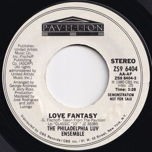 Philadelphia Luv Ensemble Love Fantasy / Love Fantasy Pavillion US ZS9 6404 204971 SOUL ソウル レコード 7インチ 45