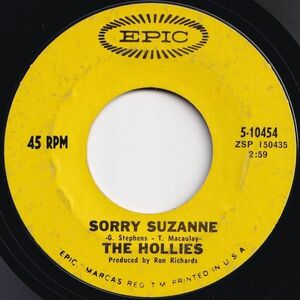 Hollies Sorry Suzanne / Not That Way At All Epic US 5-10454 205019 ROCK POP ロック ポップ レコード 7インチ 45