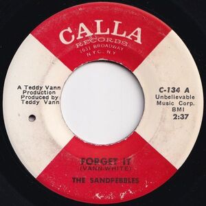 Sandpebbles Forget It / Psychedelic Technicolor Dream Calla US C-134 205005 SOUL ソウル レコード 7インチ 45