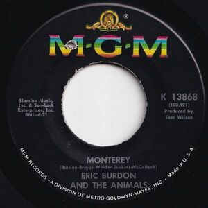 Eric Burdon & The Animals Monterey / Ain't That So MGM US K 13868 205047 ROCK POP ロック ポップ レコード 7インチ 45