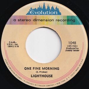 Lighthouse One Fine Morning / Little Kind Words Evolution US 1048 205112 ROCK POP ロック ポップ レコード 7インチ 45